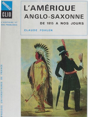 cover image of L'Amérique anglo-saxonne de 1815 à nos jours